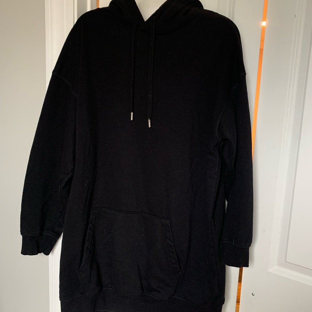 Oversized black hoodie
